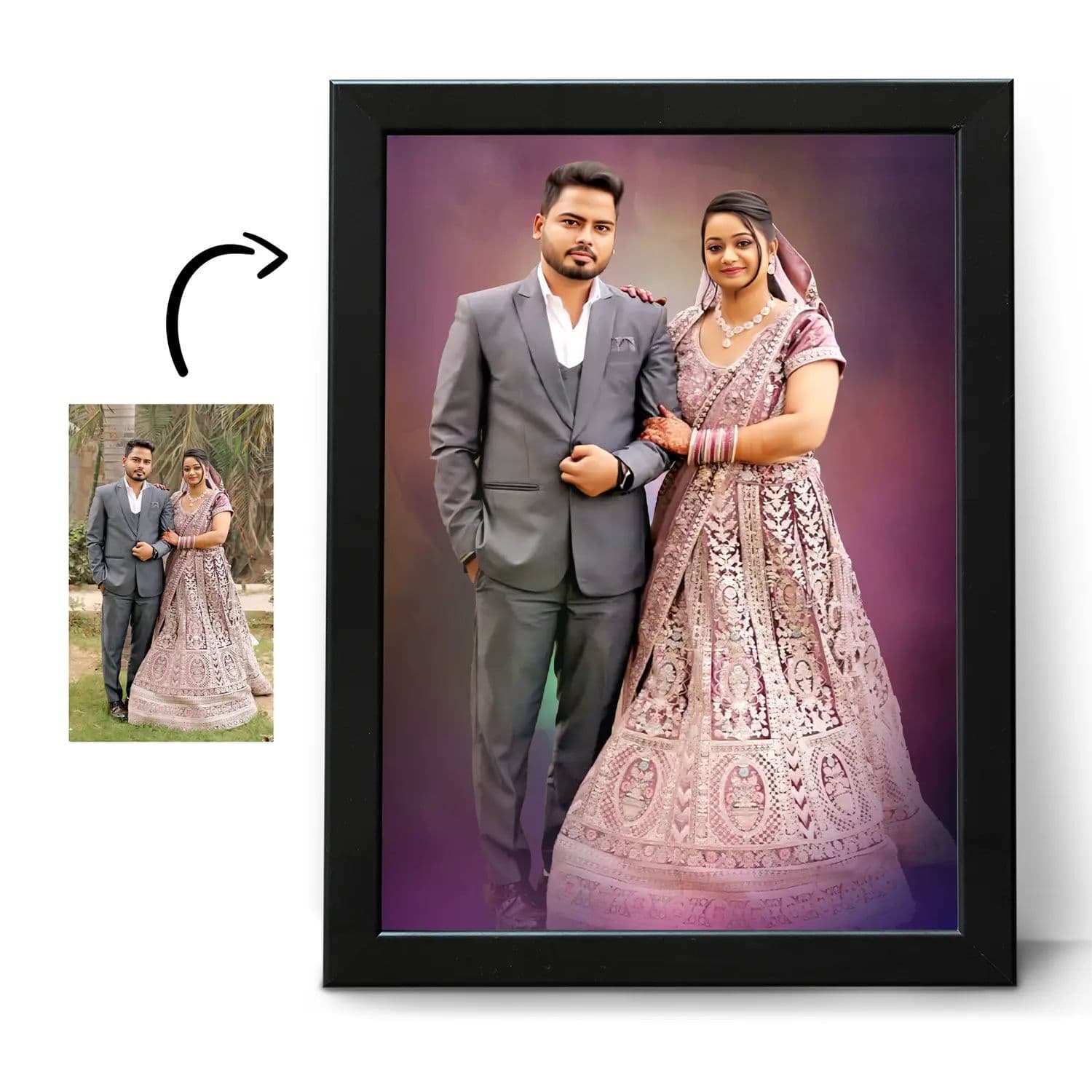 Digital Oil Painting Frame - Image 1