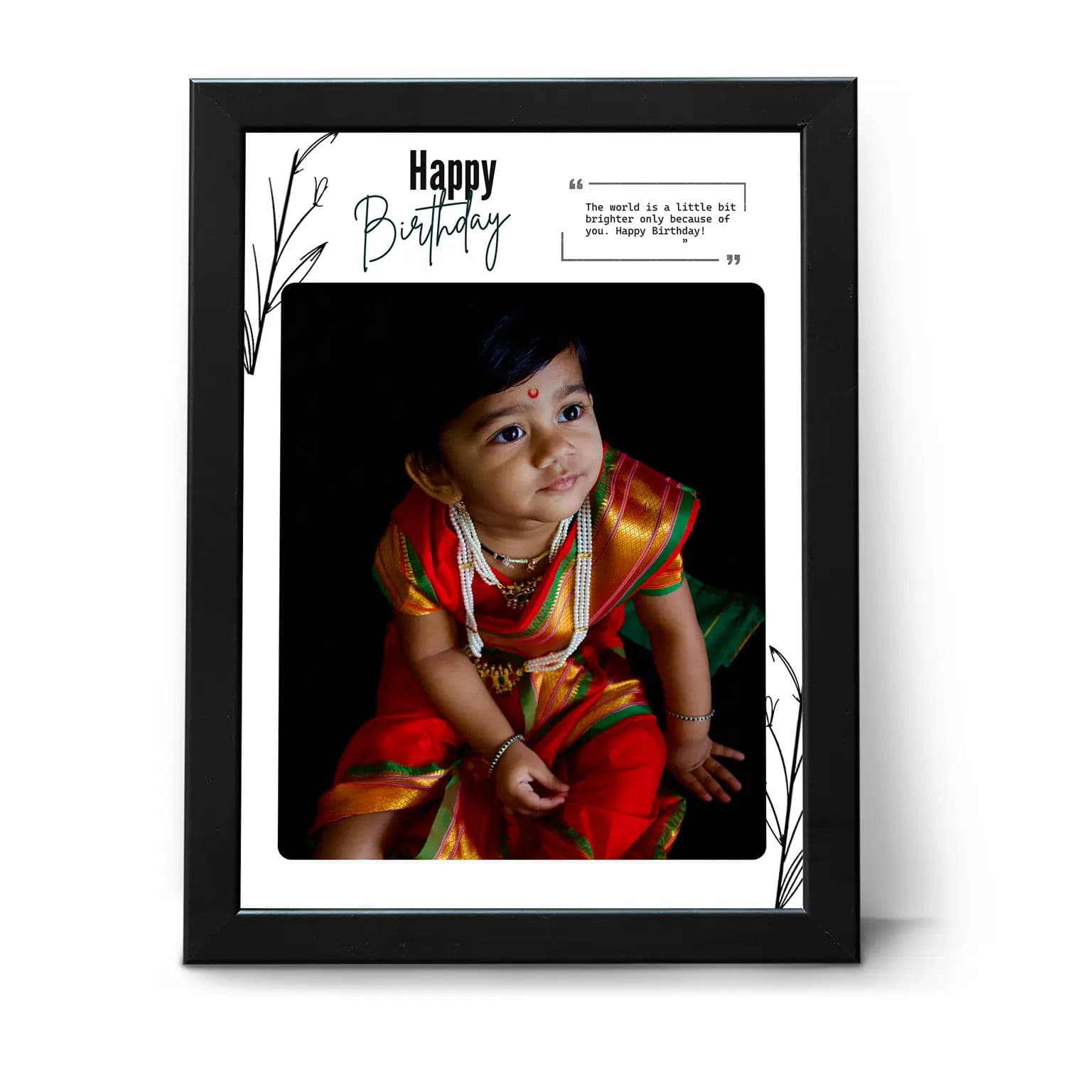 Birthday Frame with Custom Text - Image 1